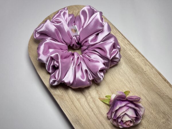 Scrunchie jednolite Lila