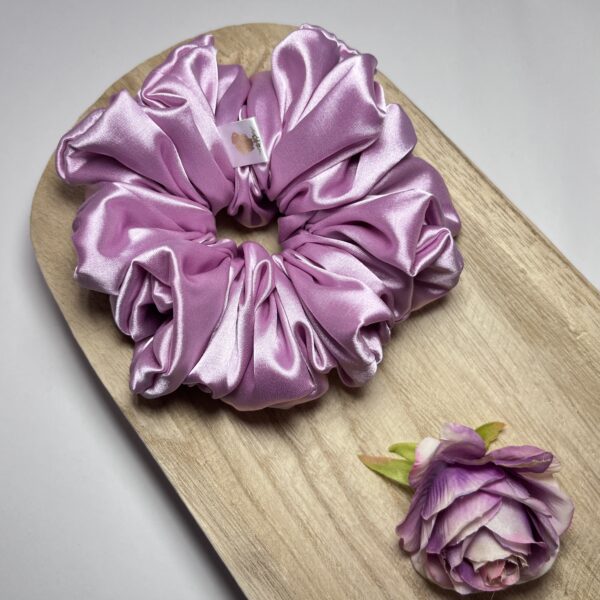 Scrunchie jednolite Lila