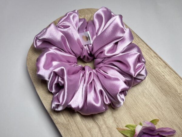 Scrunchie jednolite Lila - obrazek 2