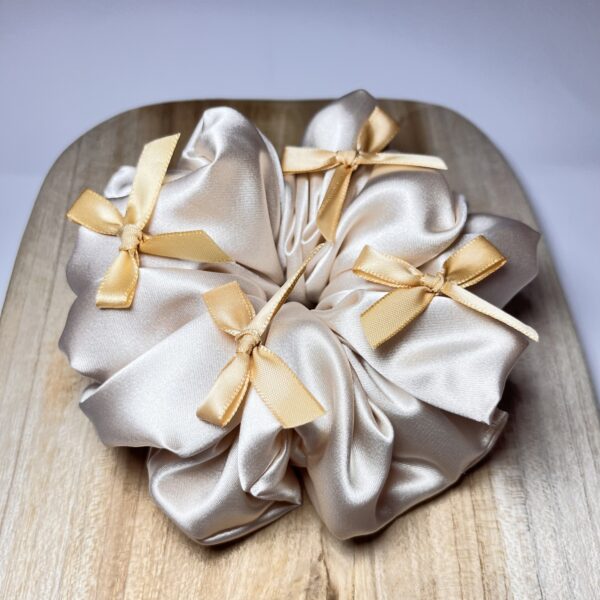Scrunchie Golden Champagne