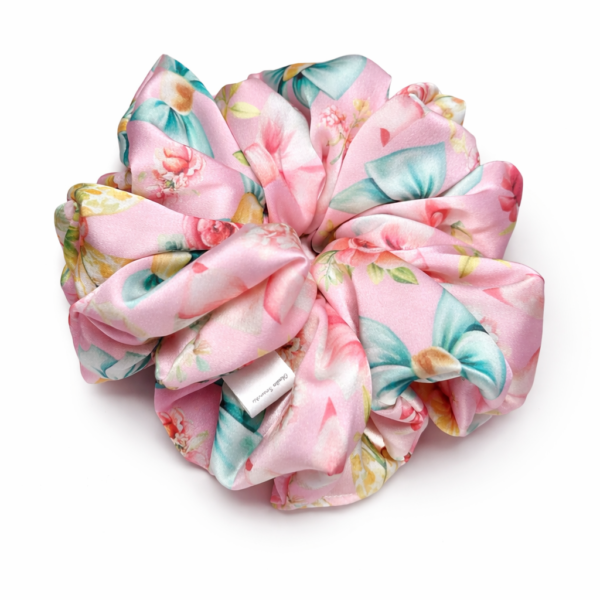 Scrunchie Kokardkowy Puch